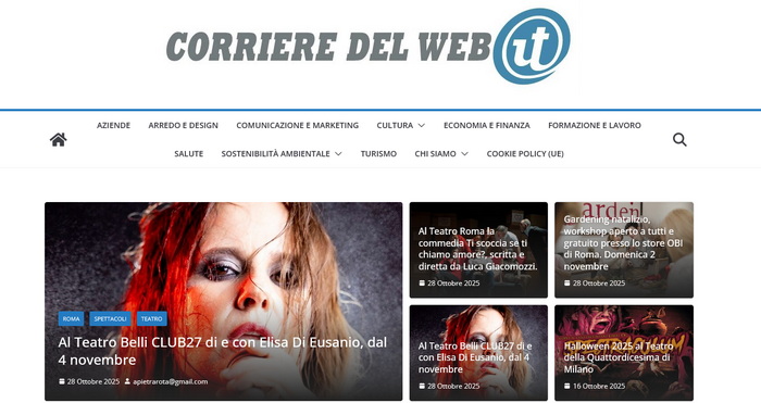 Corriere del Web - Dal 2000 l'informazione fuori e dentro la Rete