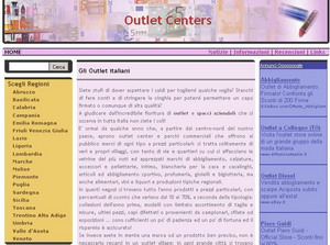 Outlet centers